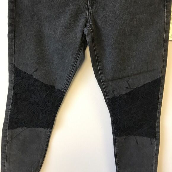 Current/Elliott The Stiletto Black Lace - Size 28 - Picture 2 of 3